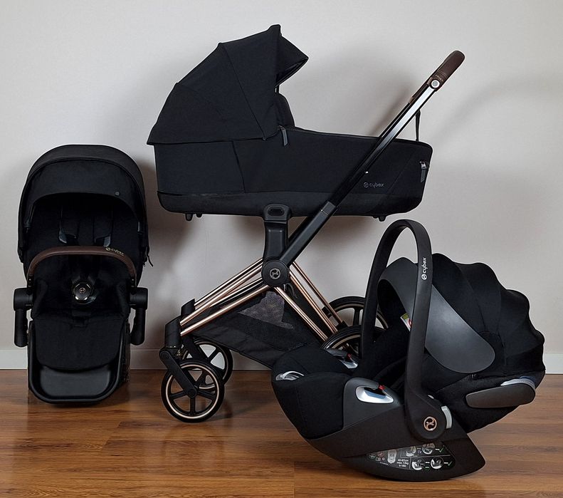 WYJĄTKOWO ZADBANY   Cybex Priam 4.0  . Wózek 3w1. Fotelik Cybex .