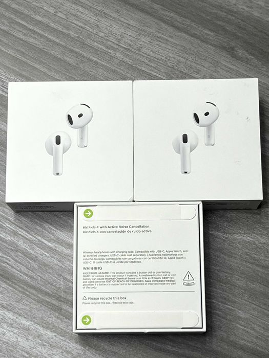Apple AirPods 4 with ANC (MXP93) + Apple Care 2 роки (до 03.12.2027)