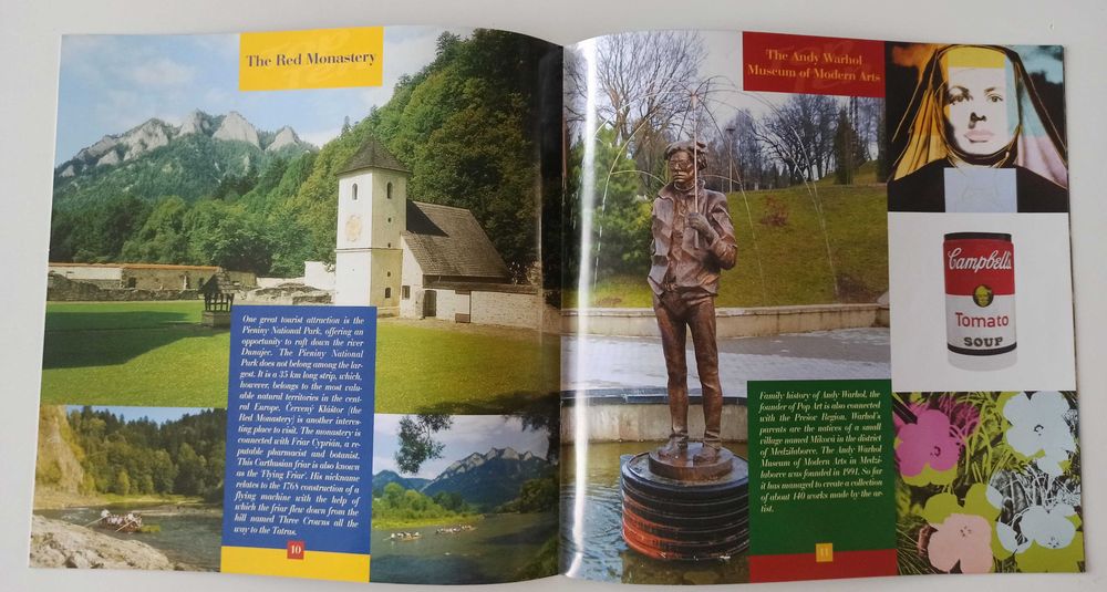 Czechy Słowacja Kras Morawski Preszow Liptów przewodniki 7 szt.