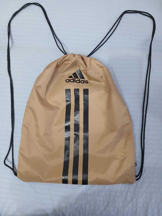 Worek Adidas złoto-czarny | Stan bardzo dobry | Oryginał