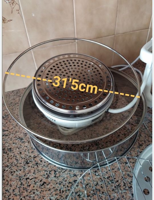 Forno de ar quente turbo 500 casa quarto apartamento vivenda.