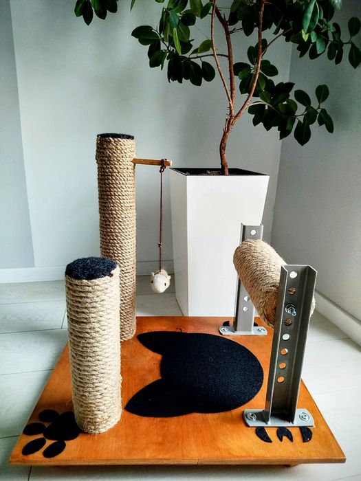 Legowisko dla kota leżanka drapak zabawka