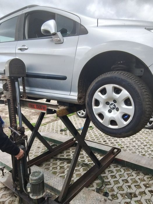 Podnośnik hydrauliczny nożycowy takraf samochodowy okazja