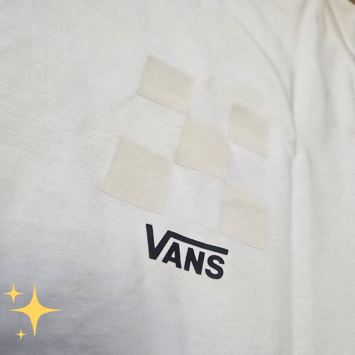Biały longsleeve koszulka z długim rękawem Vans