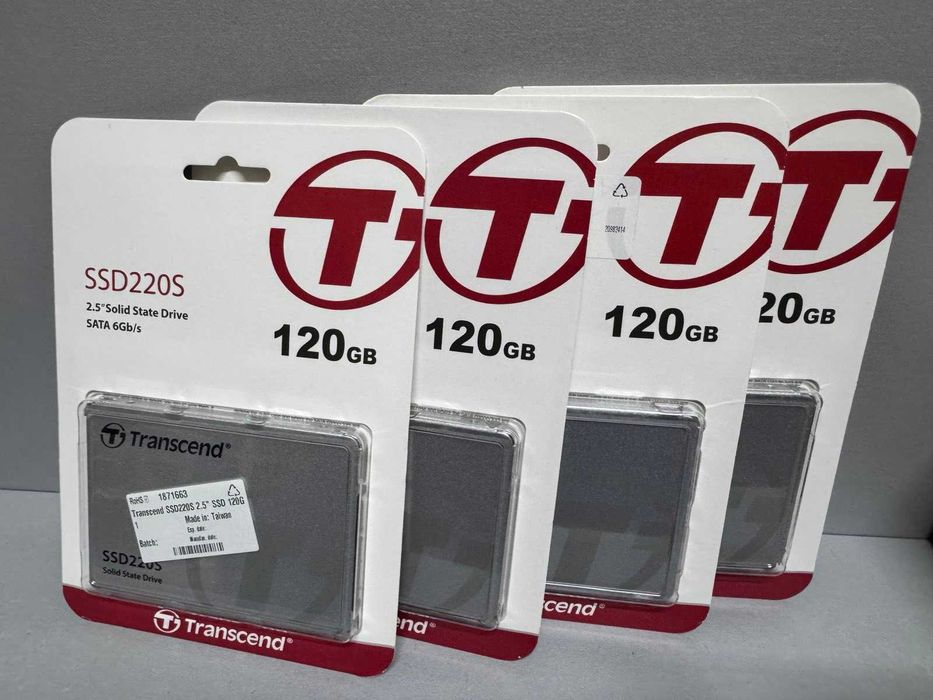 SSD накопичувач Transcend SSD220S 120GB 2.5" (TS120GSSD220S) Новий!