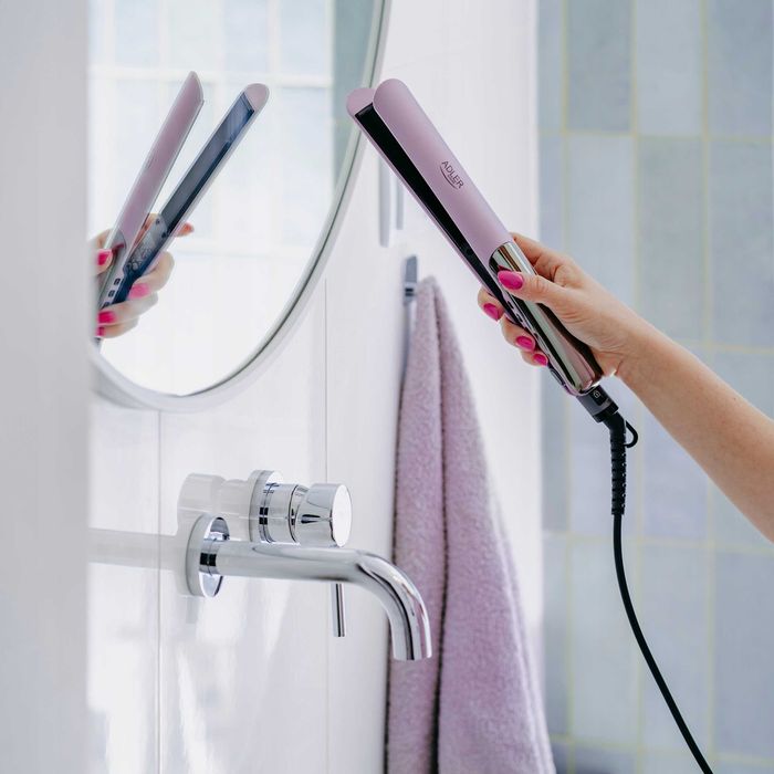 Prostownica do włosów ADLER – keratynowa powłoka i wyświetlacz LCD