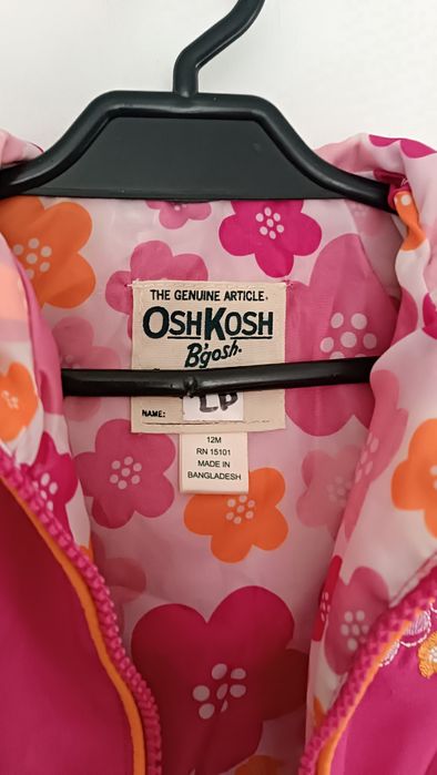 Kurtka wiatrówka Oshkosh roz 80
