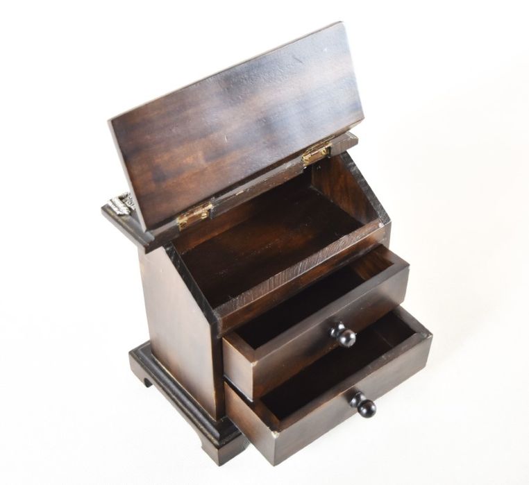 Guarda Jóias em Madeira e Estanho