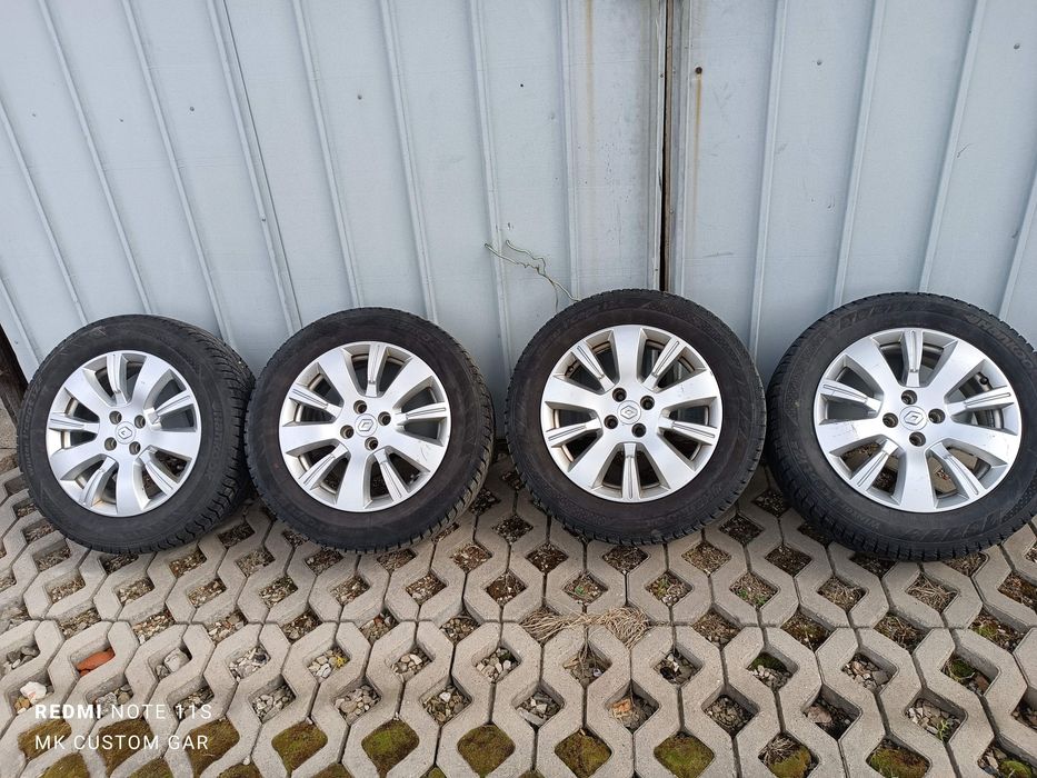 Koła 4x100  alufelgi Renault Captur Clio oryginał 205/60 r16 Hankook