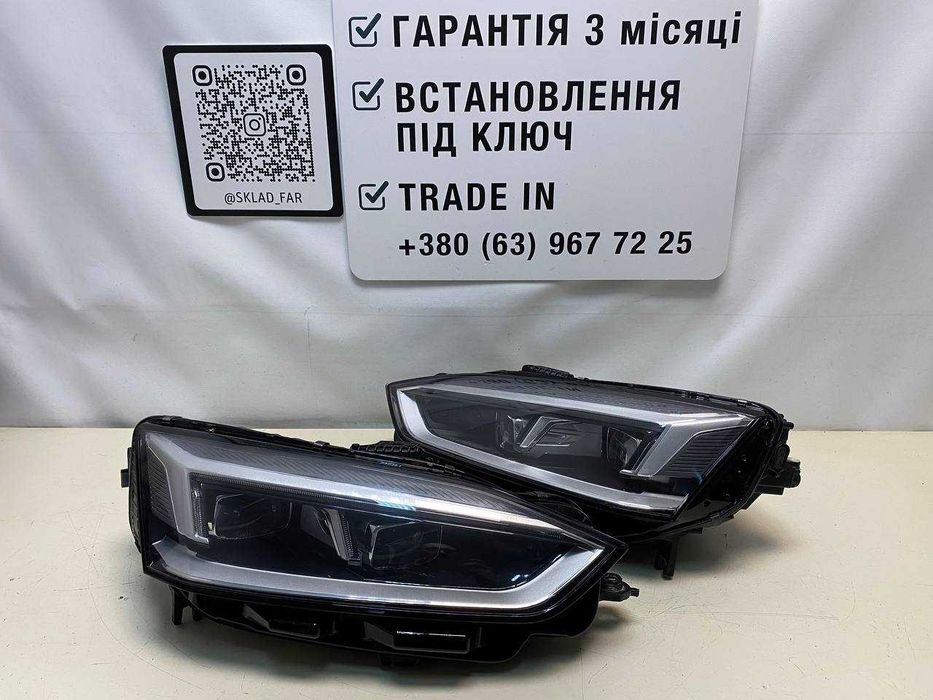 Фари Ауди А5 8w Audi A5 matrix trade in ауді матриця 2016-2019