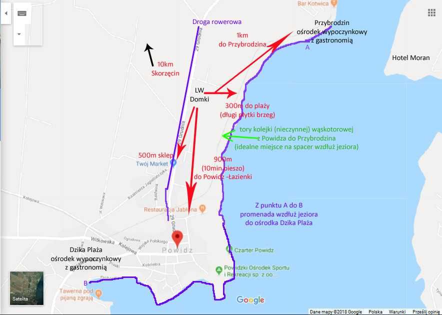 Domki pokoje apartamenty Powidz