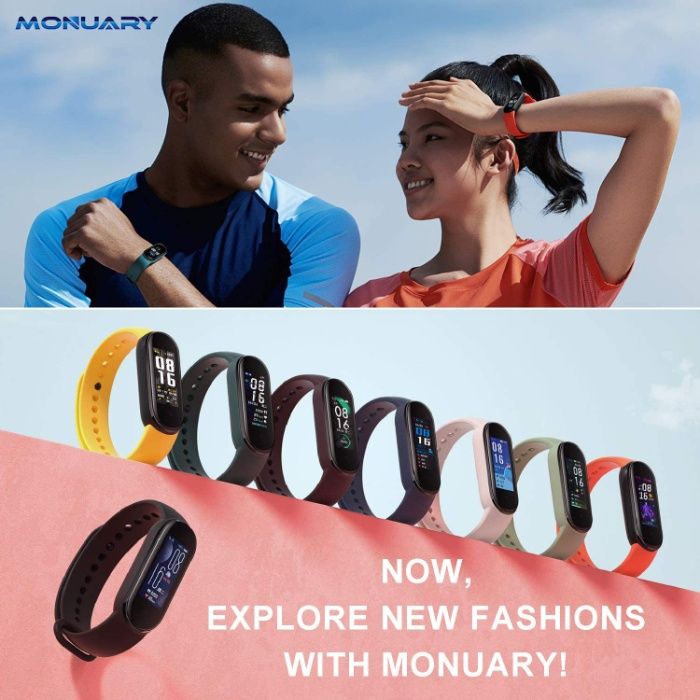 Pulseiras de silicone para xiaomi mi band 6 e 5 Novas