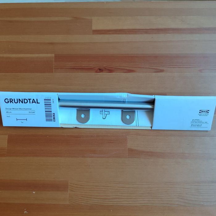 Reling Ikea Grundtal 002.135.39 stal nierdzewna 
Reling. Stal nierdzew