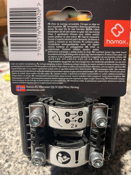 Cadeado para cadeira de bicicleta