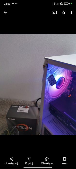 Komputer Gamingowy Ryzen 5 3600/RX 6600/16GB RAM/1TB/Gwarancja/Wi-Fi