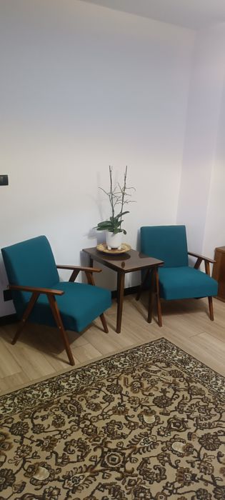 Fotele PRL jak nowe orginal tapicerka Nie wymagają renowacji