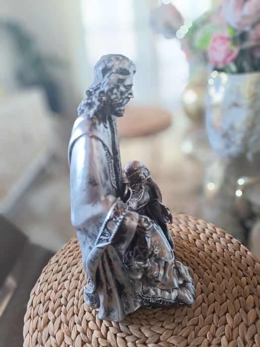 Presépio Família Sagrada em marfinite