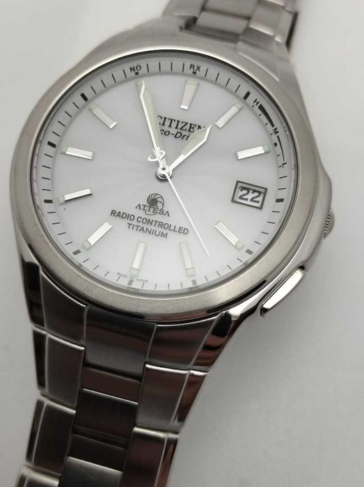 Титановые часы Citizen Attesa Eco-Drive ATD53-2613 - солнечная батарея, радиосинхронизация, сапфир. Made in Japan