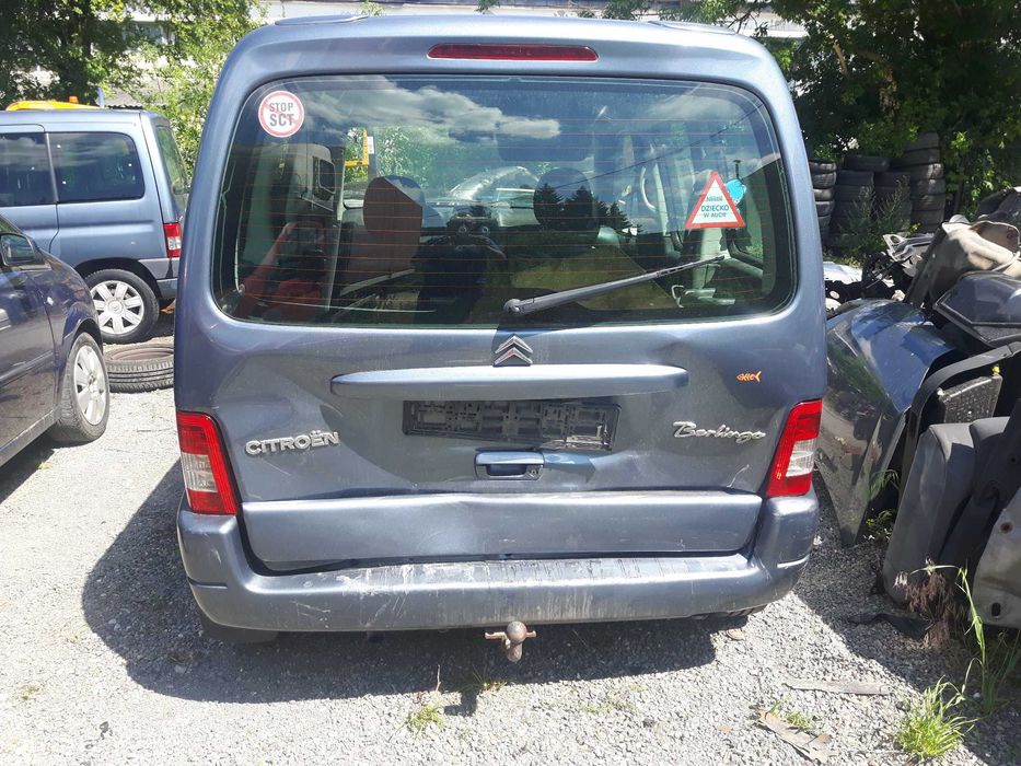 Citroen Berlingo 1,6 HDI 06 r. Szyba klapy tył i inne części