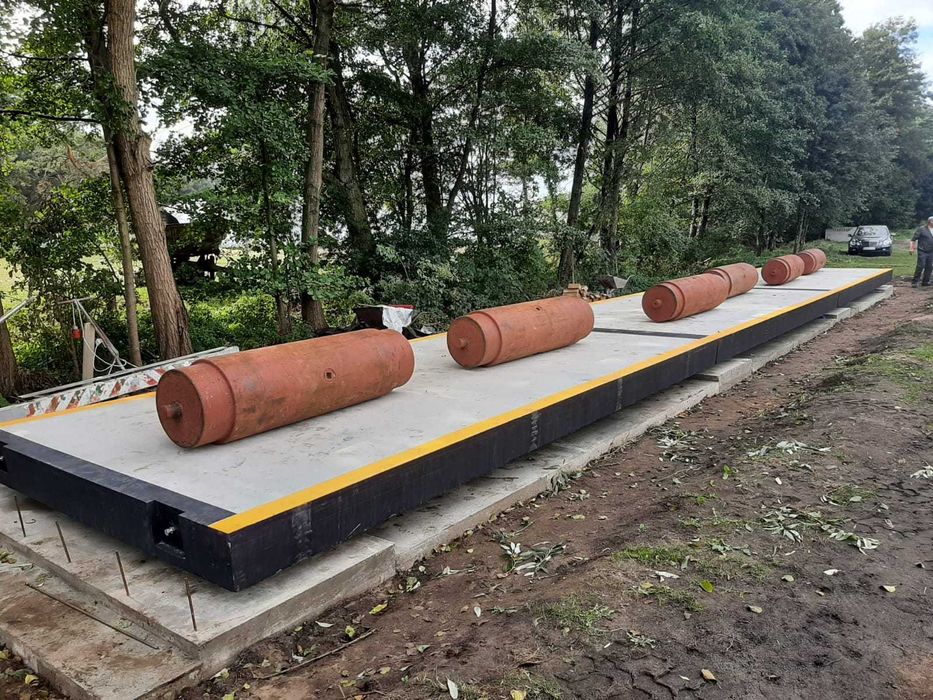 Waga 18m samochodowa 50 - 60T Najazdowa Pomosty Prefabrykowane.