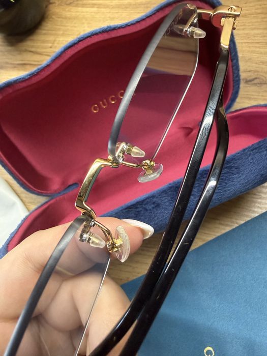 Окуляри gucci прямокутні без оправи