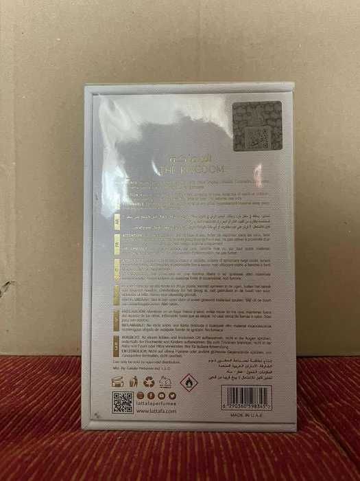 Perfume Lattafa – The Kingdom – 100 ml – Novo e Selado!
