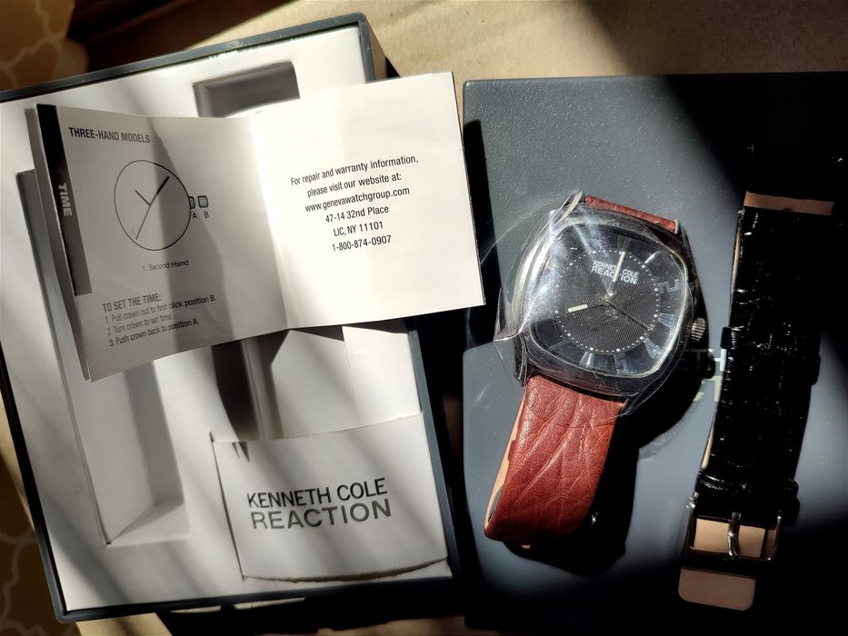 годинник, часи, kenneth cole reaction два змінні ремінці, нові
