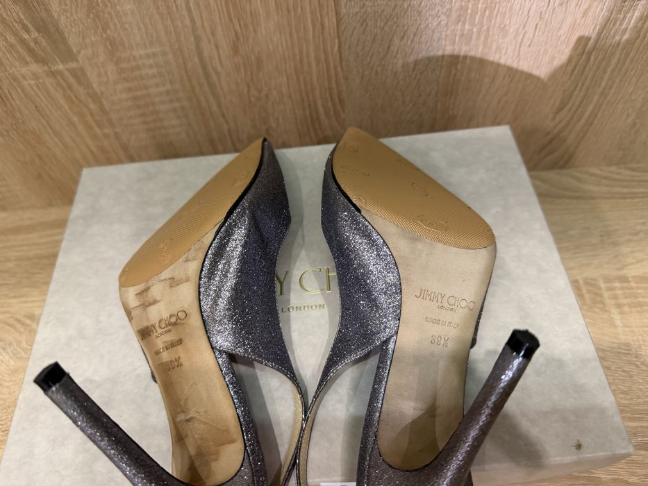 Каблуки Jimmy Choo Diamond Tilda leather heels