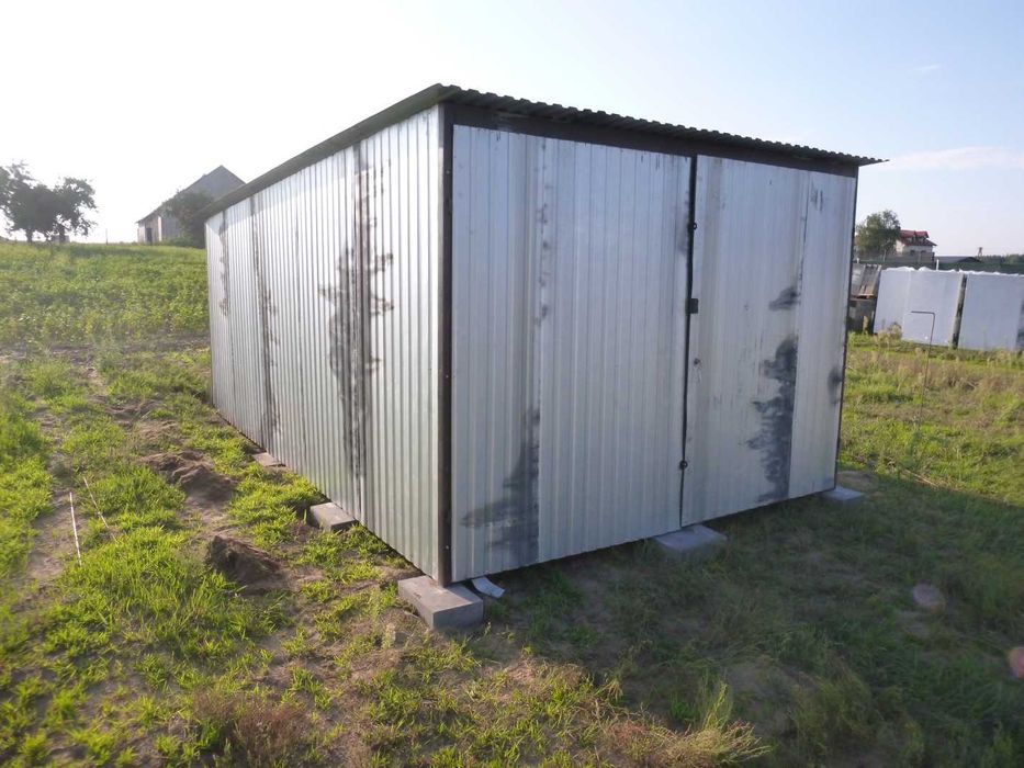 PROMOCJA PRODUCENTGaraż Blaszany Blaszak 3x5 na budowę Garaże  Budowa
