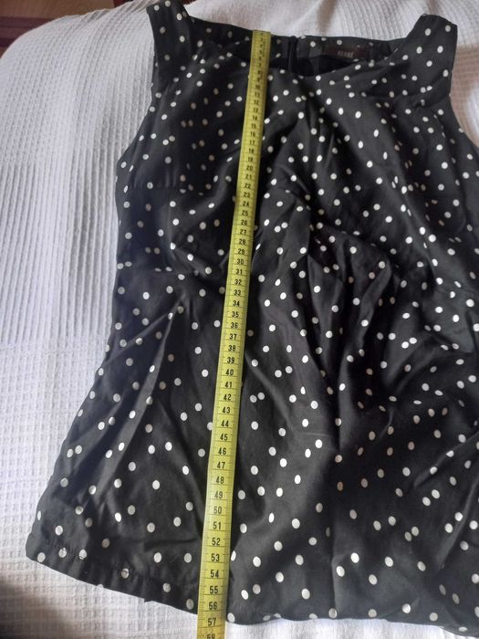 Blusa Globe, preta/branca, S (Portes incluídos)