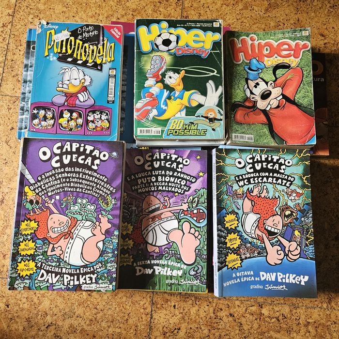 Livros de banda desenhada e não só