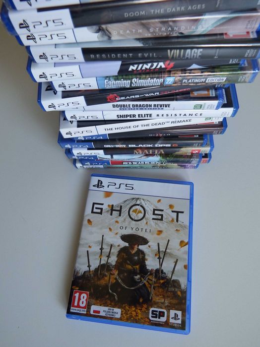 PS5 GRY ! Ghost OF Yotei ! PL w stanie IDEALNYM gry Playstation 5 !