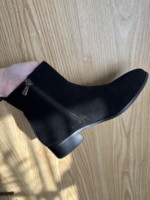 Ботинки kazar , полусапоги женские натуральная кожа