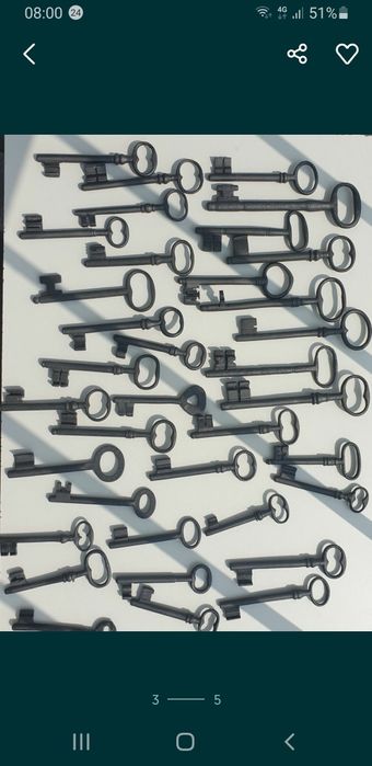 Vendo lote de chaves antigas, pela melhor oferta, apartir de 350€