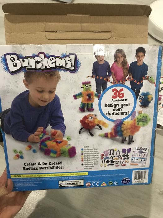 Bunchems оригинал конструктор липучки