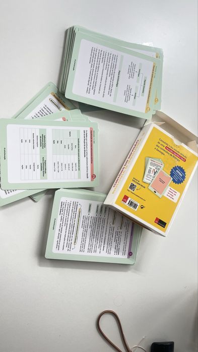 Cartões de revisao para preparaçao exame de biologia e geologia