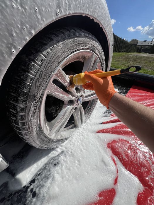 Mata do mycia samochodu 8x4m detailingowa dmuchana