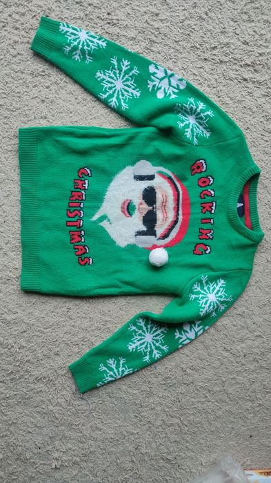 Новогодний свитер для мальчика 11-12 лет