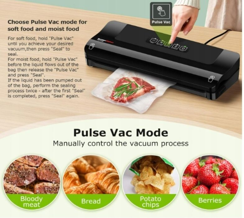 BONSENKITCHEN VS1900 Zgrzewarka próżniowa