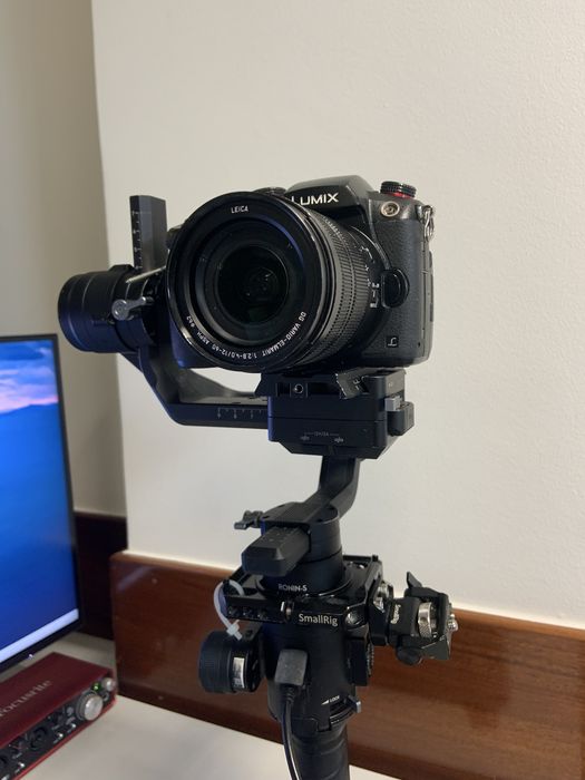 Kit Audiovisual Profissional Completo – GH5S, Canon L, RØDE, Zoom e DJI