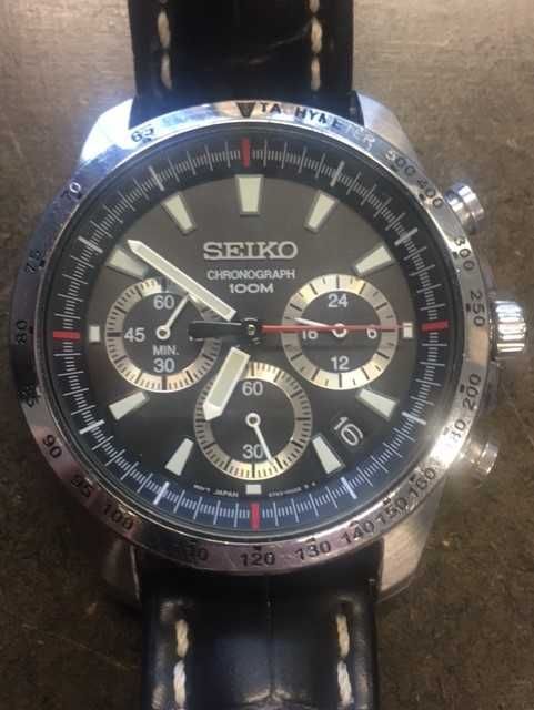 SEIKO "6T63-00G8 R 4" - Bom estado!