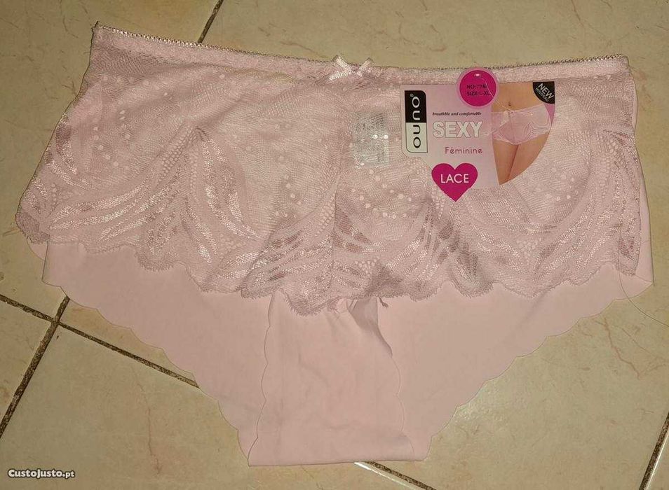 Cueca xl, cor de rosa