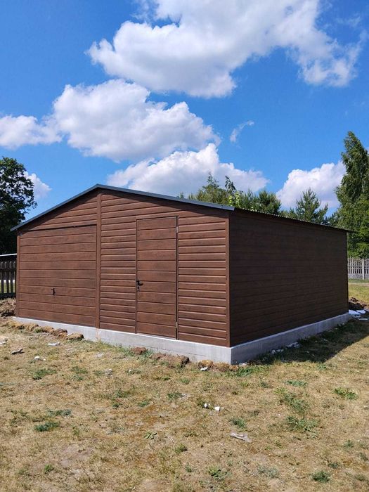 Garaż blaszany 6x5 garaz Premium Garaże blaszane 6x5 6x6 7x6 8x6 9x6 PRODUCENT