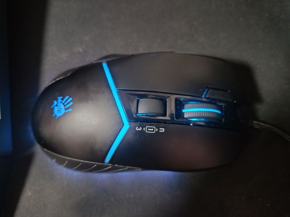 Мишка A4Tech Bloody W95 Max Black на запчастини або під ремонт
