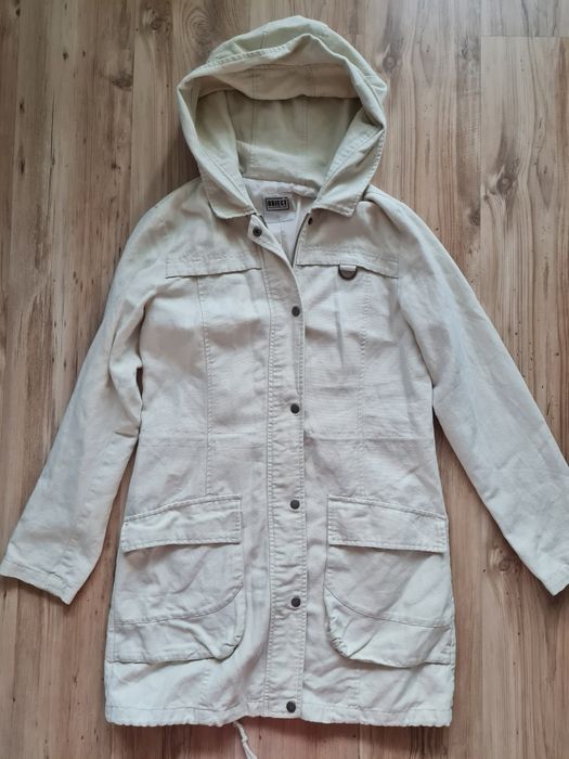 Object kurtka parka len bawełna rozmiar M