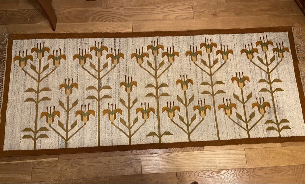 Wzorzysty prostokątny kilim