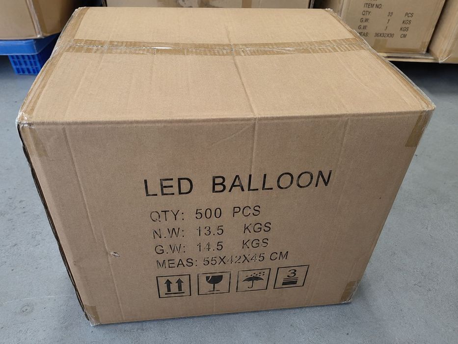 Świecące balony LED