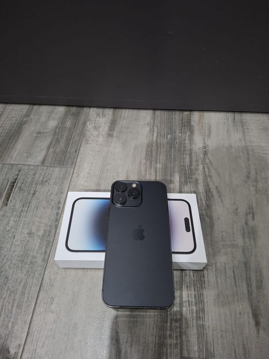 Iphone 14 Pro Max Space Black 128GB 100% kondycji