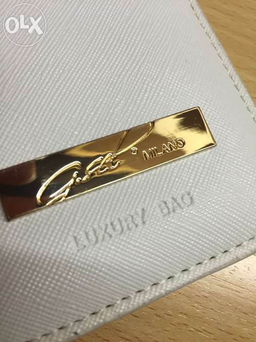 Bolsa para telemóvel Milano branca Luxury bar