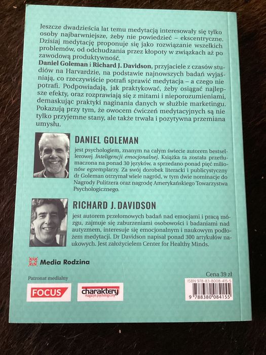 Trwała przemiana.Daniel Goleman